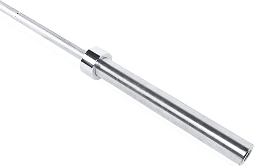 CAP Olympic Barbell, 7ft Strength Training Weight Bar, Multiple Options - color: Chrome, style: Classic