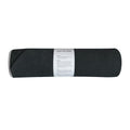 Muka Yoga Mat Towel with Grip Dot Non-Slip, Sweat Absorbent Towel for Hot Yoga Pilates Fitness 72x24 Inch - color: Black
