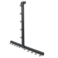 BLUSLM Lat Pull Down Bar Gym Accessory Rack, Lat Pulldown Attachments Cable Attachment Storage Rack for Mag Grip - Home Gym Fitness Heavy Duty A-Frame Stand - color: T-ZHIJIA