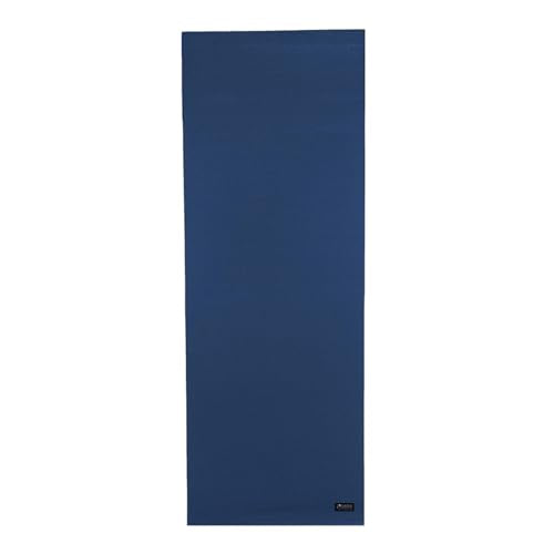 Power Systems Premium Yoga Sticky Mat - Secure, Adhesive, Textured Surface - Lightweight & Durable - color: Navy, size: 1/8"