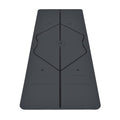 Liforme Travel Yoga mat – Patented Alignment System, Warrior-Like Grip, Non-Slip, Eco-Friendly, Ultra-Lightweight and Sweat Resistant, Made with Natural Rubber - color: Gray