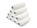 ROLLINGDOG 4 Inch Foam Paint Roller | Small Paint Roller Covers,Painting Smooth Walls or Furniture(Pack of 10) - color: 4" Roller Foam Roller Cover(10 Pc)
