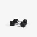 Nike Rubber Hex Dumbbell Pair - color: Black / Black, size: 5 lb