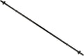 Signature Fitness 1-Inch Diameter Threaded Chrome Barbell with Lock Collars, 72-Inch - color: Black