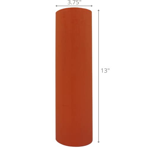 High-Density Foam Roller for Muscle Recovery & Massage, 13" x 3.75" EVA Firm Roller for Warm-Up/Cooldown, Yoga & Pilates, Includes Carry Case (Orange) - color: Green