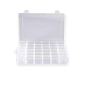 Plastic Organizer Container Box 36 Compartments Jewelry Storage Box with Adjustable Dividers (1 Pack) - color: 1 PACK