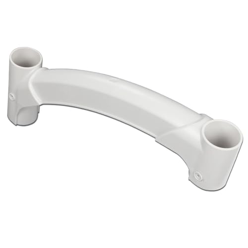 G-PLUS Short Handrail for Above Ground BiltMor Swimming Pool Step - size: White(short)