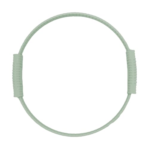 Yoga Pilates Resistance Ring for Leg and Butt Training, Portable Exercise Equipment with Anti-Slip Silicone, Home and Office Workouts, Postpartum Toning - color: Green