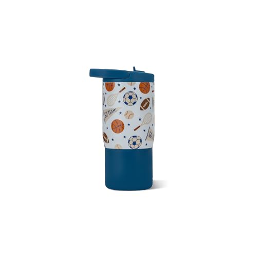 HydroJug Sport 14 oz Insulated Kids Water Bottle with Straw, All-Stars - color: All-Stars, size: 14oz