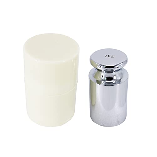 HFS(R) Calibration Weight 2000 Gram M2 Class Chrome Scale Balance Calibration Weight for Digital Scale, Pocket Scale 2KG - size: 2000G