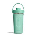 Hydro Flask Shaker Bottle – Insulated Stainless Steel Gym Bottle for Pre Workout & Protein 24 Oz Mermaid Green - color: MERMAID GREEN