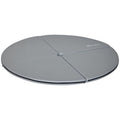 Soozier Pole Dance Mat, 2"T x 5'W Folding Pole Crash Mat for Home, Lightweight and Foldable - color: Light Grey