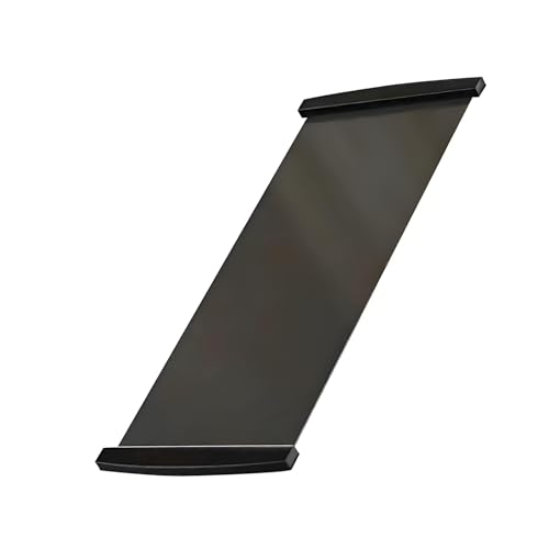 Fitness Mat Skating Slide Board Household Sliding Fitness Training Board for Ice Hockey Roller Skating Leg Exercise Thicken Sliding Workout Mat - size: 180x50cm Black