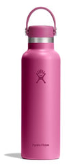 Hydro Flask Water Bottle - Insulated Stainless Steel - Non Spill, Leakproof in 21 Oz Reef Pink - color: REEF, style: 21 Oz