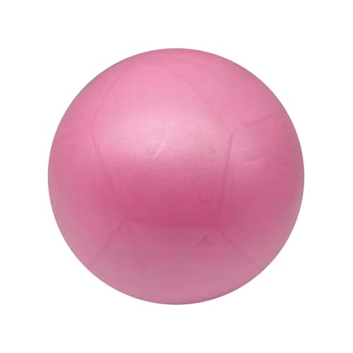 Yoga Ball Fitness Gym Yoga Equipment Rehabilitation Training Leg Thigh | Inflatable Small Excersing Ball Arm Belly Abdomen Butt for Home Fitness Offices Spa - color: Pink