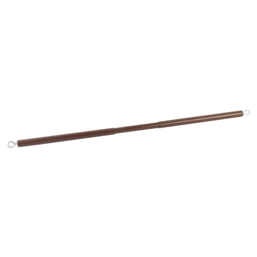 Black Expandable Spreader Bar Set Sports Pilates Training Tools Kit - color: Brown