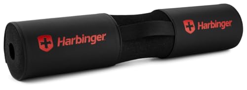 Harbinger Hip Thrust Bar Pad for Doing Hip Thrusters at Home and in The Gym for Olympic and Standard Bars - color: Black