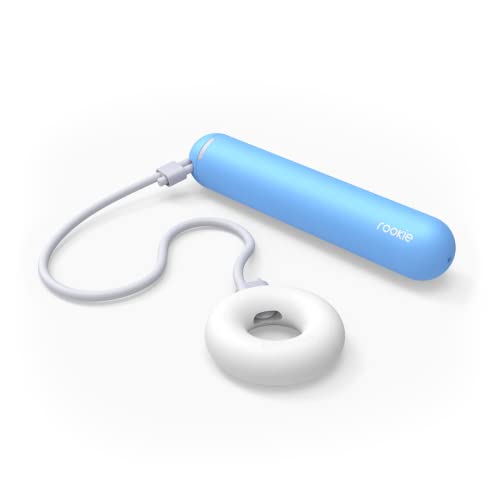 Tangram Smart Rope Rookie Donut - Cordless Fitness Jump Rope, App-Connected, Adjustable Length, Replaceable Battery, Track Jumps and Calories, Portable Workout Rope for Home and Gym - color: Blue