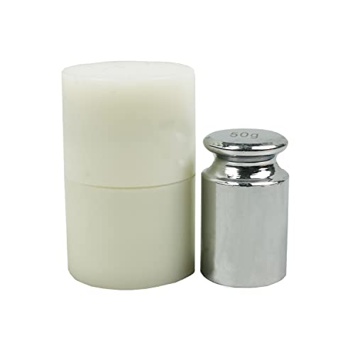 HFS(R) Calibration Weight 50 Gram M2 Class Chrome Scale Balance Calibration Weight for Digital Scale, Pocket Scale - size: 50G