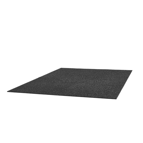 VEVOR 0.56Inch 96sq.ft 24 Tiles Gym Flooring for Home Gym, Rubber Top with High Density EVA Foam, 24 x 24In Gym Floor Exercise Equipment Mats, Interlocking Gym Mats, Puzzle Workout Mats, Black & White - color: Black & White, style: 24 Tiles (96 Sq Ft)