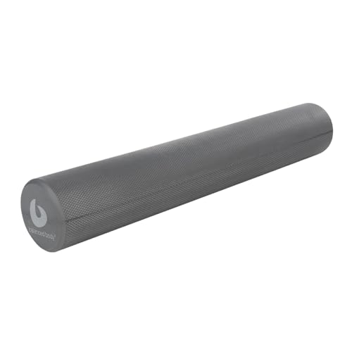 Balanced Body Softie Roller, Soft Foam Roller, Muscle-Release Roller, Muscle Roller for Post-Pilates Workout or Physical Therapy, Stretching Tool, Light Gray
