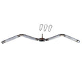 Lat Cable Machine Attachment Curl Pulldown Barbell Revolving Bar, Multi-Exerciser Cable Attachment, Solid Steel Tricep Press Down Bar with Rubber Handgrips & Revolving Hanger - color: 28 Inch Chrome