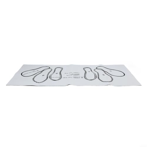 Non-Slip Pilates Training Mat with 2-Inch Cushion for Squats Lunges Yoga and Home Gym Workouts - size: B