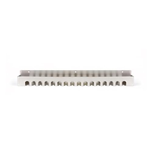 Web Slide-Storage Rack - Stainless Steel - 16 Slots - Perfect for Organizing - Physical Rehab Equipment Storage for Clinic, Home, or Gym