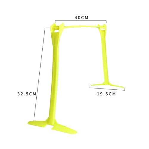 harayaa 5 Pieces Agility Hurdles Foldable Speed Training Hurdles Adjustable Height Workout Obstacle Rack Lightweight PVC Athletic Training Set Suitable for