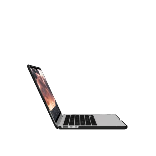 URBAN ARMOR GEAR UAG Designed for MacBook Air 13" Case M5 2026 M4 2025 M3 2024 M2 2022 - Translucent Rugged Lightweight Slim Tactile Grip Laptop Protective Cover, Plyo Ice/Black - color: Plyo - Ice/Black