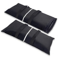Umbrella Base Weight Sand Bags, 2 x 50 LBS Fillable Sand Bag for Umbrella Base, Cantilever Patio Umbrella, Trampoline, Outdoor Garden Backyard Furniture (Without Filler) - color: Basic model-2 pack（without sand）
