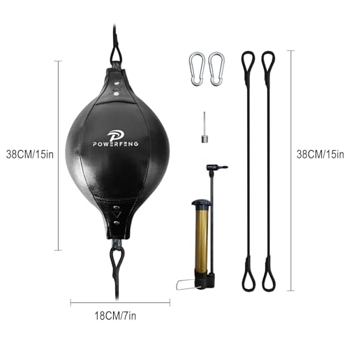 Double End Boxing Speed Bag: Double End Punching Speed Bags for Boxing Reaction Agilit & Hand Eye Coordination Training