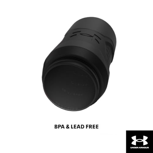 Under Armour 32 oz Insulated Water Bottles - Sports Water Jug with Fence Hook, Leak Resistant for Baseball, Football & More, 32 oz Insulated, Blaze Orange/Black - color: Blaze Orange/Black, size: 32 Ounces