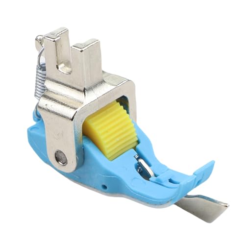 SP-18 Heavy-Duty Plastic Flange Roller Presser Foot for Industrial Single-Needle Sewing Machines - Compatible with Juki 8700/Brother 8100 Series (Precision Edge Guide & Anti-Skip Stitch) (SP-18R 1/32) - size: SP-18R 1/32