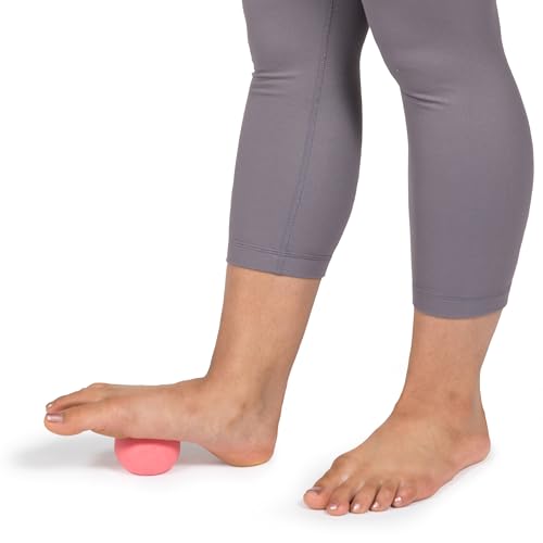 OPTP Super Pinky Ball – Moderately Firm Density Deep Tissue Massage Ball for Back Pain, Shoulder Tension Relief, Sore Muscles, Plantar Fasciitis and More (Pack of 2) - size: 2.5" Diameter (Pack of 2)