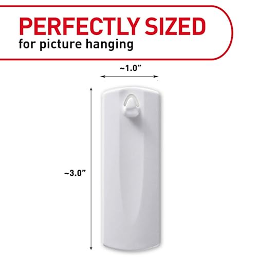 Command Sawtooth Picture Hangers, 4 Frame Hangers and 6 Command Strips, Damage-Free Hanging Sawtooth Frames, No Tools Wall Hook for Home Decor, Holds up to 4 lb - size: 1 Pack