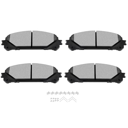 SCITOO D1324 Front Ceramic Brake Pads Sets Fit For Lexus NX200t / NX300 / RX350 / RX350L,For Toyota Avalon 2020,For Toyota Camry 2020,For Toyota Highlander 2008-2019,For Toyota Sienna 2011-2020 - size: Front D1324-8436