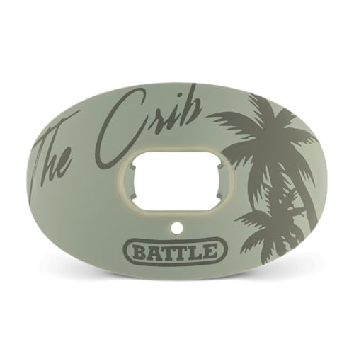 Battle The Crib Oxygen Mouthguard Beige/Pale Green, One Size - color: Beige/Pale Green