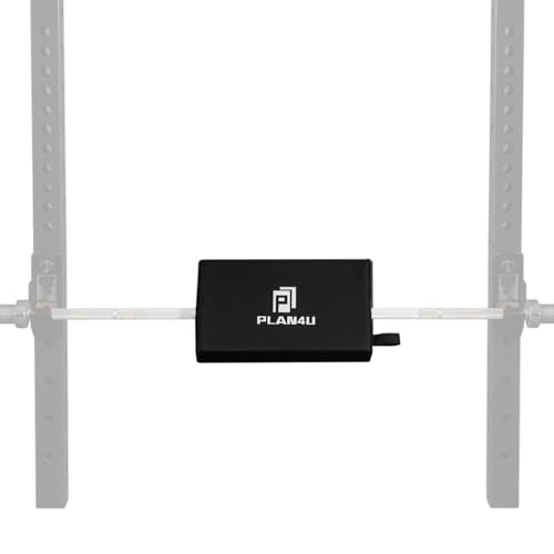 Plan4U Hip Thrust Back Pad for Squat Rack & Olympic Barbell Bar Tilt-pad | Bench Press, Shoulder Back Support, Versatile, Space-saving, Workout Pad, Split Squat, Plank, Elevated Push-ups, Glute Bridge - size: 20x10x3 Inch