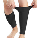 2 Pack Soccer Shin Guards Soccer Adult, Soccer Shin Guards for Kids Soccer Shin Pad with Honeycomb Pads, Shin Defender Shin Guard Sleeves, Ski Shin Guards Ski Shin Pads - color: Black, size: Large