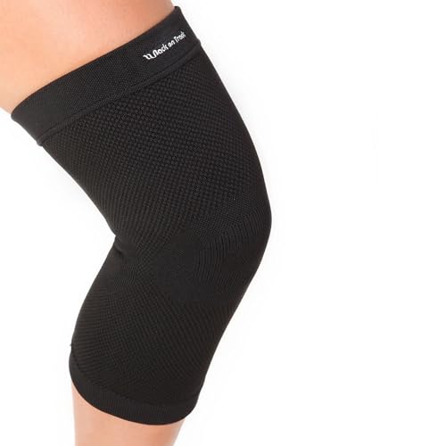 Back on Track Physio Knee Brace 4-Way Stretch 1107 with Welltex Technology, Black, Medium - size: Medium