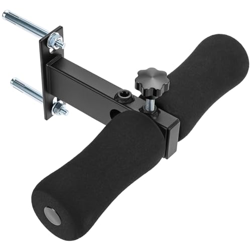QWORK Wall Mounted Sit-Up Exercise Bar, Sit-ups Foot Holder, Steel Sit-Up Assistant for Abdominal Core Workout