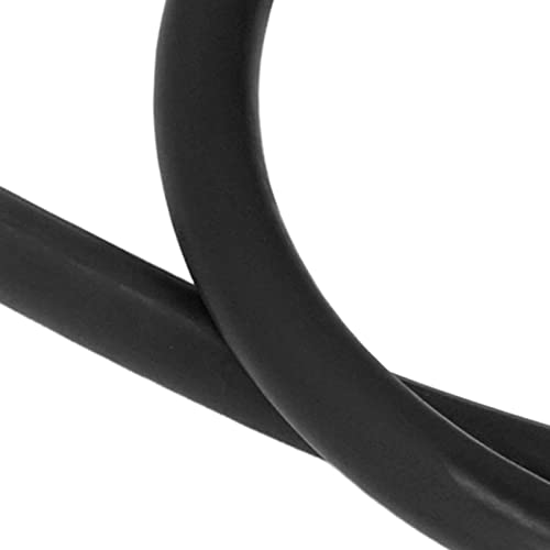 Alomejor Latex Rubber 3x14mm Latex Tube Tube Rubber Hose Speargun Band for Spearfishing (Black)