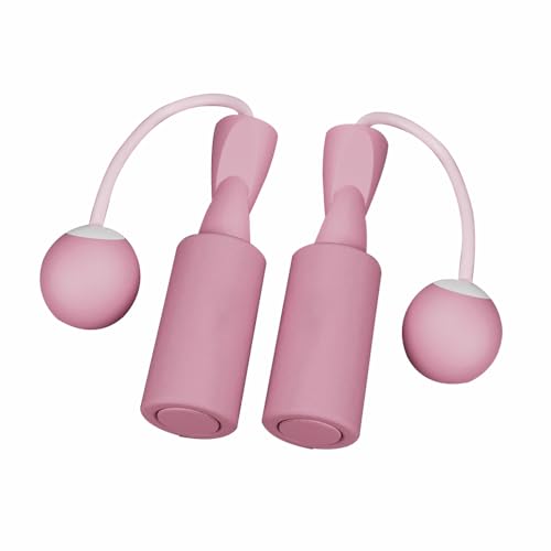 Weighted Jump Rope Without Rope Skipping Rope No Line Speed Rope Cordless For Fitness Workout Anywhere Ropeless Bod Rope for Exercise Training Beachbody Build - color: Small Ball Pink