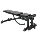 Strength Weight Bench 32 Adjustable Positions Training Benches - Heavy Duty Home Gym Equipment with 1300 LBS Weight Capacity Durable Steel Construction Incline Decline Bench for Full Body Workout - color: Black-1