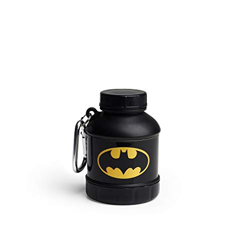 Smartshake DC Comic Bundle - Batman Protein Shaker Bottle – 900ml Leakproof Stainless Steel Water Shaker with 50g Protein Powder Storage Funnel