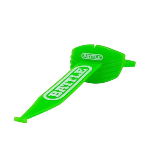 Battle Speed XL Football Mouthguard with Connected Thick Strap, Advanced Composite, No Boil, for Braces, Maximum Breathability, Youth and Adult (Neon Green) - color: Neon Green