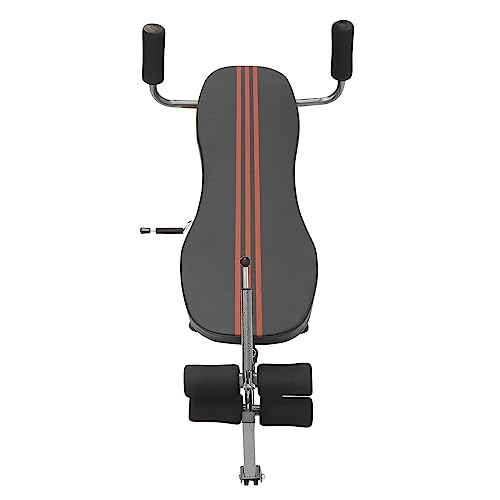 Back Stretch Machine, Back Ligament Stretch Decompression Bench Home Fitness Machine Massage, Horizontal Inversion Table for Lower Back Pain Relief, Stretches the Back, Ankle, Knee, and Hip, Black