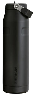 Stanley IceFlow Flip Straw 2.0 Water Bottle 36 OZ | Built-In Straw with Larger Opening | Lightweight & Leak-Resistant | Insulated Stainless Steel | BPA-Free | Black 2.0 - color: Black, size: 36 Ounces