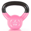 ProsourceFit Vinyl Coated Cast Iron Kettlebells for Full Body Fitness Workouts - size: 5.0 Pounds